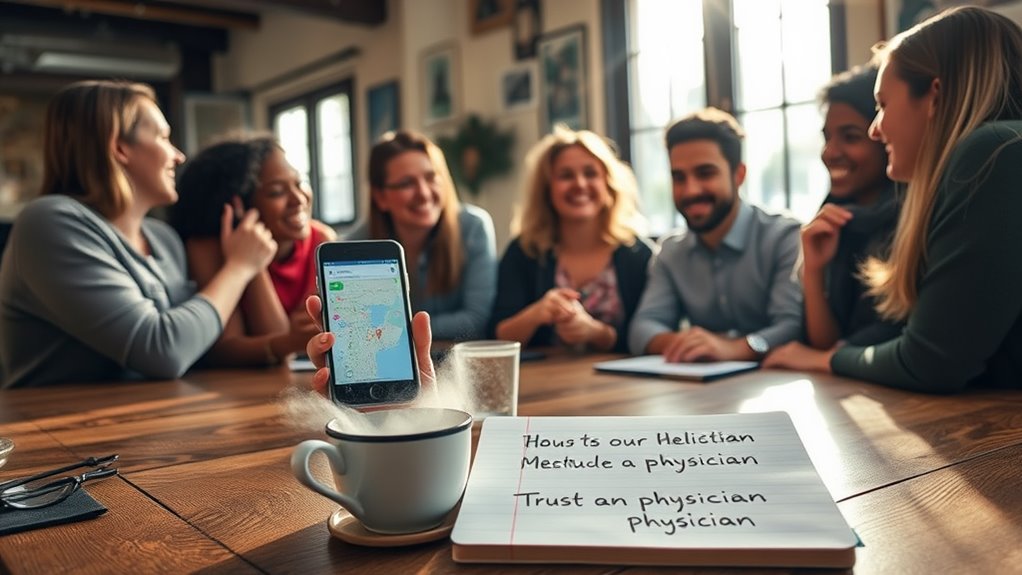 ask friends for advice